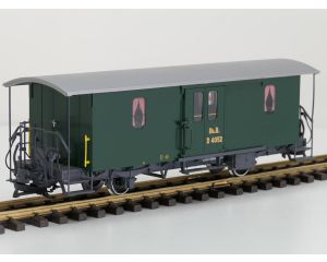LGB 34556 Gepäckwagen RhB D4052, Metallrader
