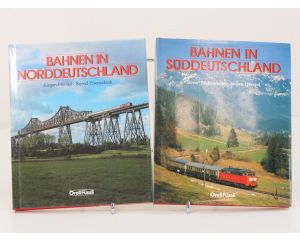 Orell Füssli spoorwegboeken set Bahnen in Süddeutschland en Bahnen in Norddeutschland - Hardcover #8728