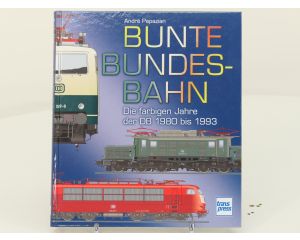 Transpress spoorwegenboeken set Bunte Bundesbahn: Die farbigen Jahre der DB 1980 bis 1993, Von der Dampflok zum ICE en Dampfparadies Wollstein - Hardcover #8737