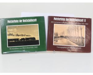 Set van 2 spoorwegenboeken Meisterfotos der Reichsbahnzeit en Meisterfotos der Reichsbahnzeit II - Hardcover #8739