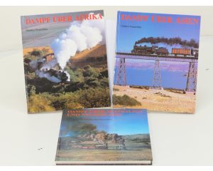 Set van 3 spoorwegenboeken Dampf über Afrika, Dampf über Asien en Dampf über Australien und Neuseeland - Hardcover #8743