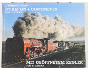 Set van 2 spoorwegenboeken Steam On 4 Continents-Part 1 Europe + South America en Steam on 4 Continents Part 2 - Africa - Hardcover #8747