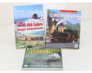 Set van 3 spoorwegenboeken thema smalspoorbaan - Hardcover #8759