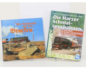 Set van 2 spoorwegenboeken Harz-Brocken - Hardcover #8761