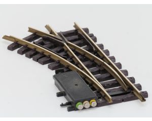 LGB 1215 Elektr.Weiche links, R1,30Grad, (oud model aandrijving)
