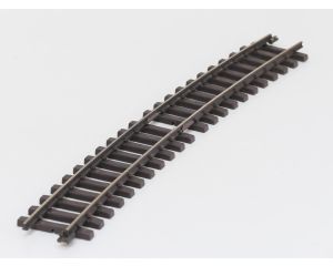 LGB 18000 Geb. Gleis R5, 15Grad, Gebruikt, ongepoetst, Met Schroefbare railverbinders