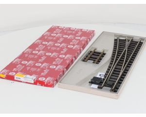 LGB 18150 Handweiche, links, R5, Met Schroefbare railverbinders