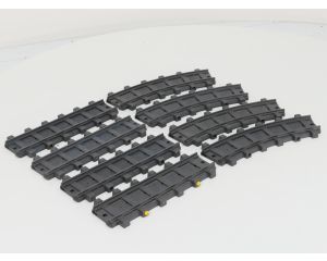 Playmobil 4384 & 4385 RC-train rails set 4x Recht & 4x Bocht
