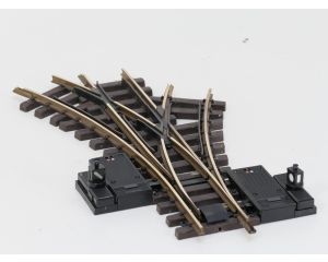 LGB 12360 Elektrische Dreiwegweiche, R1, 30 Grad, 2x 12040 Weichenlaterne beleuchtet