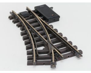 LGB 12050 Elekt.Weiche rechts,R1,30 Grad.Met Schroefbare railverbinders