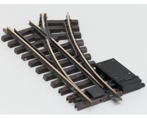 LGB 12050 Elekt.Weiche rechts,R1,30 Grad.Met Schroefbare railverbinders