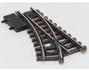 LGB 12050 Elekt.Weiche rechts,R1,30 Grad.Met Schroefbare railverbinders