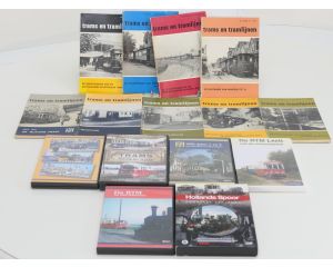 Boek- en DVD-set trams en tramlijnen Nederland (10 boeken & 6 DVD’s) #8903