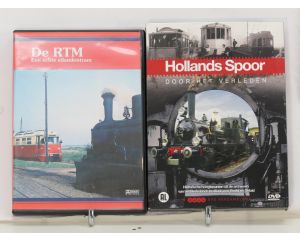 Boek- en DVD-set trams en tramlijnen Nederland (10 boeken & 6 DVD’s) #8903