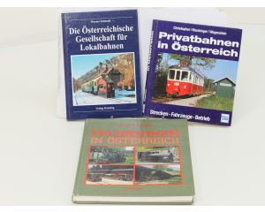 Boekenset Oostenrijkse spoorwegen en veldbanen (3 delen) - Hardcover #8910
