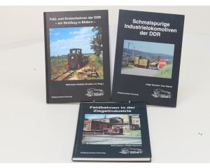 Boekenset Feldbahnen DDR – veld- en industriële spoorwegen (3 delen) - Hardcoer #8913