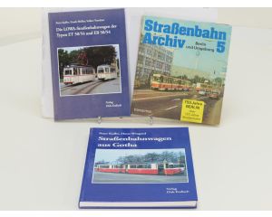 Set van 3 boeken – Duitse tramgeschiedenis Berlijn, LOWA en Gotha - Hardcover #8922