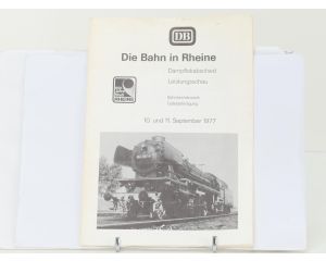 DB brochure Die Bahn in Rheine – Dampflokabschied & Leistungsschau (1977) #8928