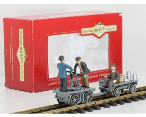 Bachmann 96201 Gandy Dancer Hand Car with Trailer