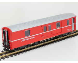 LGB 30690 RhB-Gepäckwagen D 4214,  4 st Kugellager Achsen, Stromabnahme, Massoth Innenbeleuchtung						