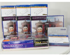 POLA 331750 + 331751 + 331752 XXXL Lokschuppen . 5-Ständig