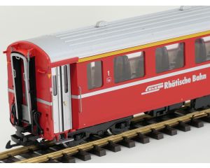 LGB 34670 Rhb-Personenwagen A 1255 1. Klasse, 4 st Kugellager Achsen, Stromabnahme, Innenbeleuchtung