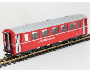 LGB 34670 Rhb-Personenwagen 1. Klasse, 4 st Kugellager Achsen, Stromabnahme, Innenbeleuchtung