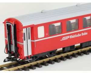LGB 34670 Rhb-Personenwagen 1. Klasse, 4 st Kugellager Achsen, Stromabnahme, Innenbeleuchtung