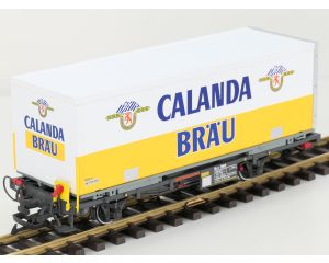 LGB 40890 RhB-Containerwagen  CALANDA BRÄU Lb-v 7869, Metallrader