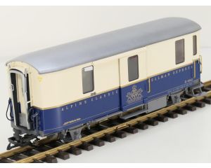 LGB 40840 Alpine Classic-Gepäckwagen, D4062 2 st Kugellager Achsen, Stromabnahme, Innenbeleuchtung