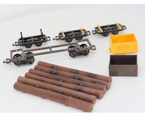 Set LGB Wagen Bastler Set Incl Boomstammen set