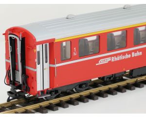 LGB 34670 Rhb-Personenwagen A 1253 1. Klasse, 4 st Kugellager Achsen, Stromabnahme, Innenbeleuchtung