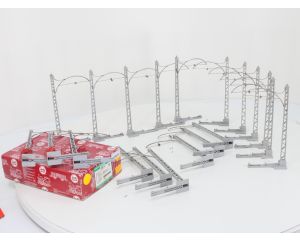 LGB 6000 / 6400 / 56400 Oberleitungsmast Doos 17 St. & 3x 56401 Standard-Anschlußmast