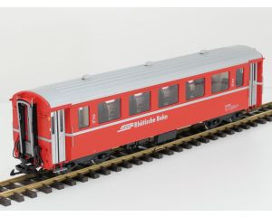 LGB 36676 RhB Personenwagen EW I B 2460, 4 st Kugellager Achsen, Stromabnahme, Innenbeleuchtung