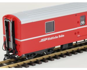 LGB 34690 RhB-Packwagen D 4216, 4 st Kugellager Achsen, Stromabnahme