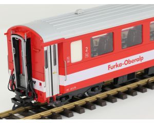 LGB 3267 Furka-Oberalp D 4214 2. Klasse, 4 st Kugellager Achsen, Stromabnahme, Innenbeleuchtung