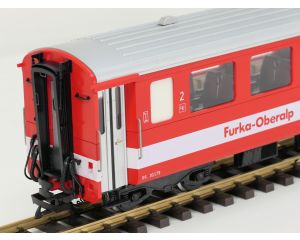 LGB 3267 Furka-Oberalp D 4214 2. Klasse, 4 st Kugellager Achsen, Stromabnahme, Innenbeleuchtung