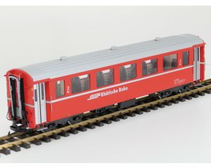 LGB 36676 RhB Personenwagen EW I B 2460, 4 st Kugellager Achsen, Stromabnahme, Innenbeleuchtung
