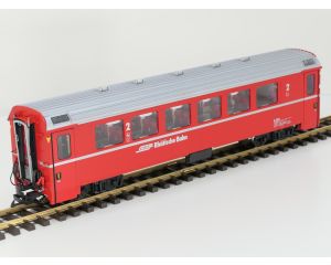 LGB 30510 RhB-Pers. Wag. EW IV, 2.Kl B 2495, 4 st Kugellager Achsen, Stromabnahme, Innenbeleuchtung