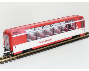 LGB 30660 1.Kl AS4027 Furka - Oberalp RhB, 4 st Kugellager Achsen, Stromabnahme, Innenbeleuchtung