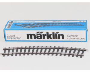 Märklin Spur1 5932 Gebogene Gleise, Radius 1020 mm, 22°30′, 10 Stück OVP