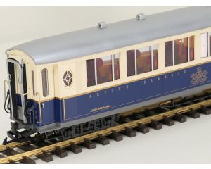 LGB 70640 As 1142 RhB Alpine Classic, Sammleredition, 4 st Kugellager Achsen, Stromabnahme, Innenbeleuchtung