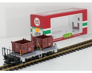 LGB 41140 RhB-Behältertragwagen Lbk 8642, Metallrader