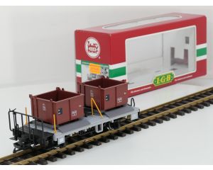 LGB 41140 RhB-Behältertragwagen Lbk 8642, Metallrader