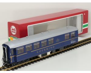 LGB 30520 RhB Gourmino Speisewagen WR 3812, 4 st Kugellager Achsen, Stromabnahme, Innenbeleuchtung