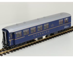LGB 30520 RhB Gourmino Speisewagen WR 3812, 4 st Kugellager Achsen, Stromabnahme, Innenbeleuchtung