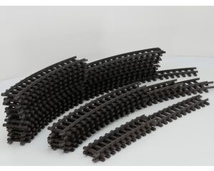 LGB Messing bochten Set 15000 & 16000 & 18020, Met Schroefbare railverbinders.