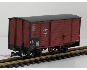 LGB 42352 Bruine goederenwagon met diesel geluid