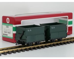 LGB 40190 bulkgoederenwagon set, 2 stuks