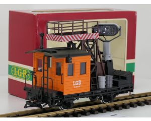 LGB 4049 hulpdienstwagen met kraan en cabine